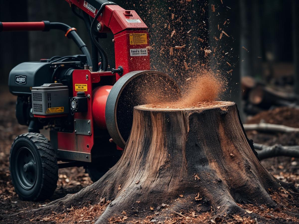 Stump grinding