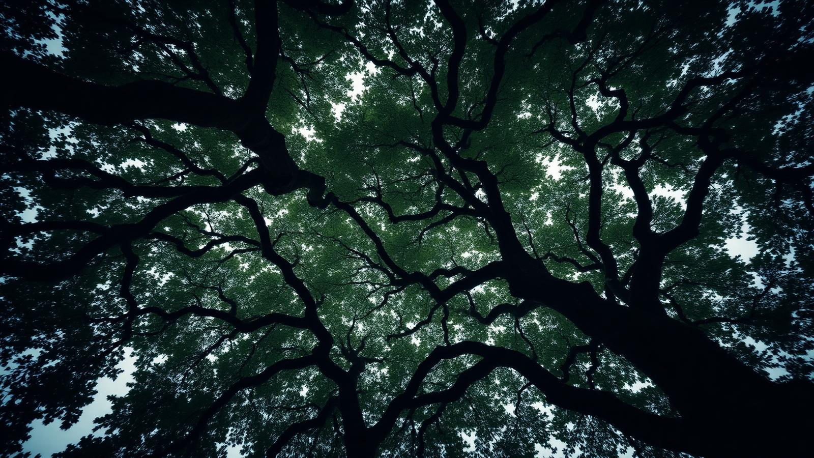 Mature tree canopy